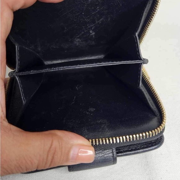 YSL YVES SAINT LAURENT SHORT ZIPPY SNAP WALLET/GENDERLESS - Picture 4 of 16